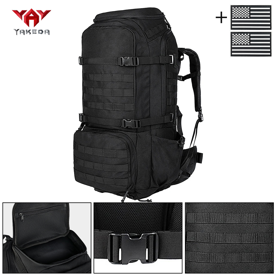 Adventure Outdoor Equipment - YAKEDA 70L Outdoor Large Capacity Backpack