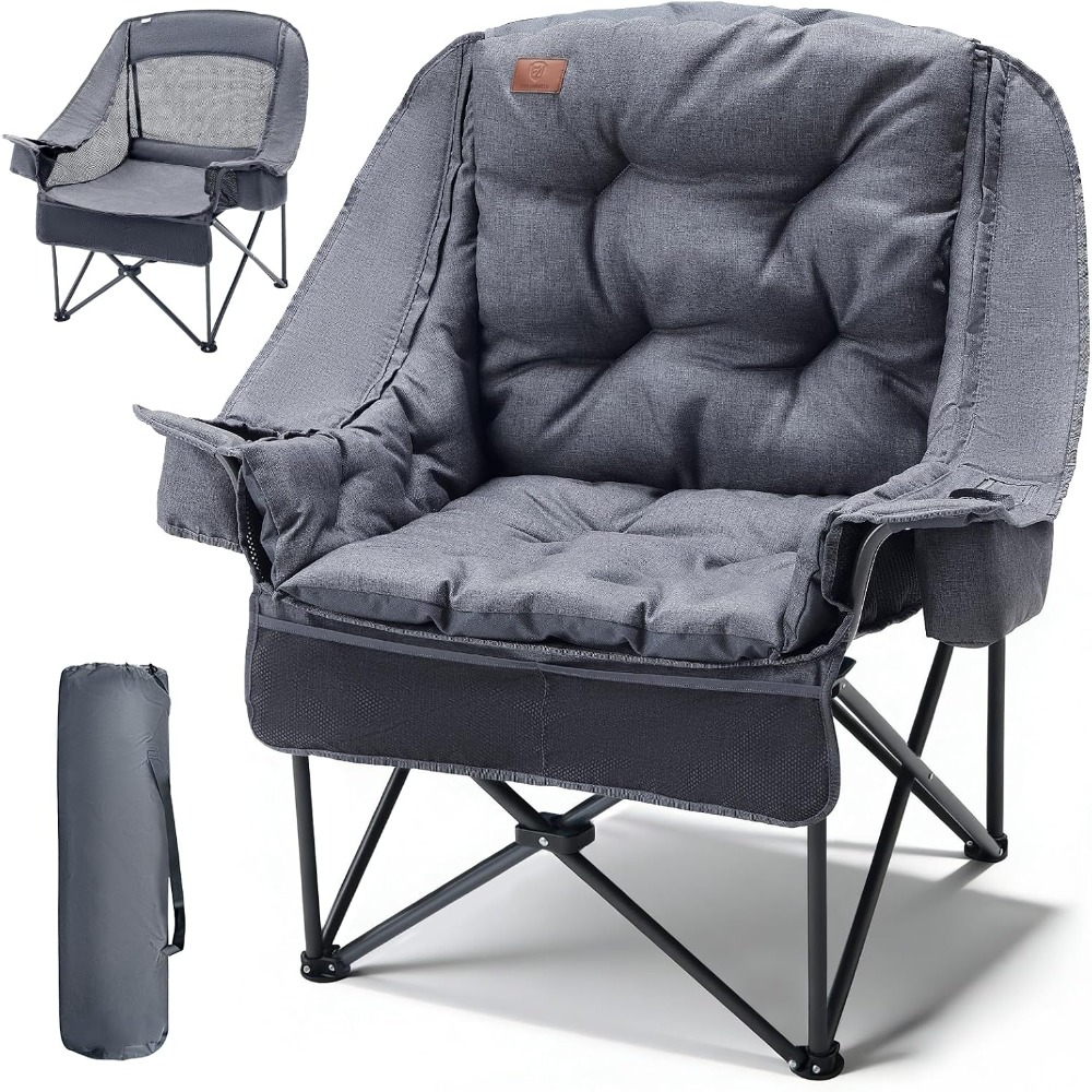 Outdoor Adventure Xl - Durable XL Camping Chair with Detachable