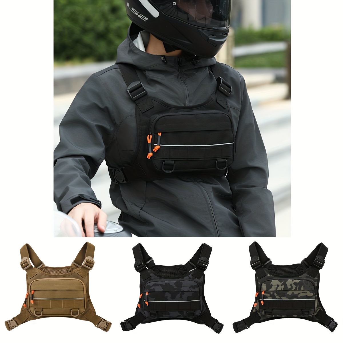 1-Piece Men's Outdoor Chest Ba - Outdoor Adventure With No Backpack 评论和价格
